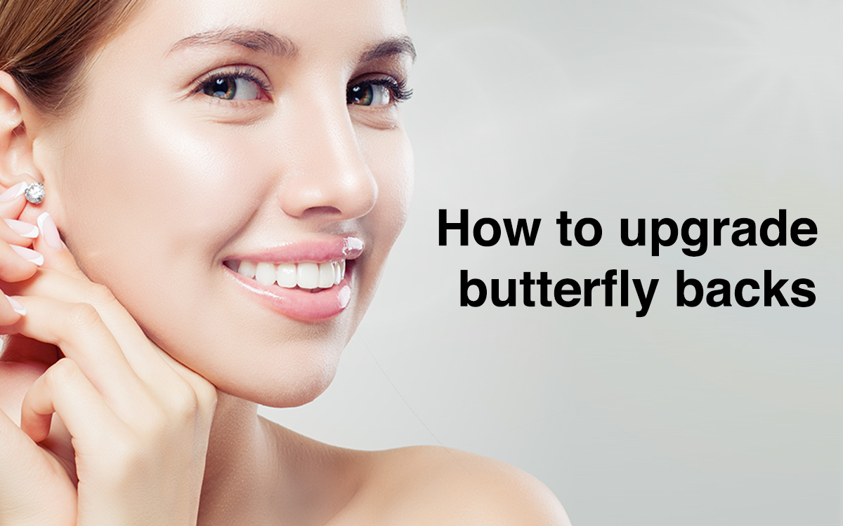 Enhance Your Earrings with Upgraded Butterfly Backs